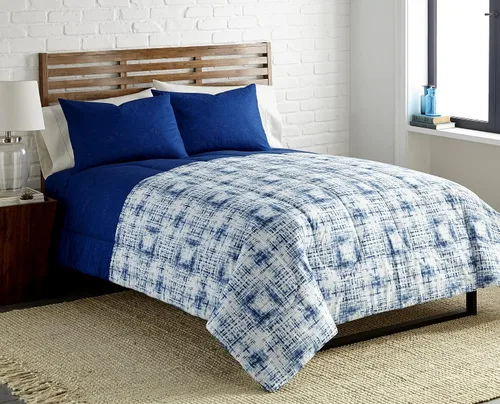 Miniatura 3 de Thermee Micro Flannel Juego de edredón tamaño King, felpa, ropa de cama suave y cálida, lavable y secar a máquina, cuadros tradicionales