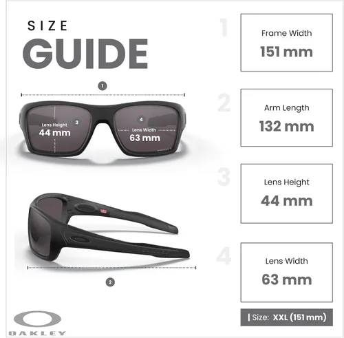 Miniatura 30 de Oakley Turbine OO9263 - Gafas de sol rectangulares para hombre, correa + paquete con kit de gafas de diseñador iWear