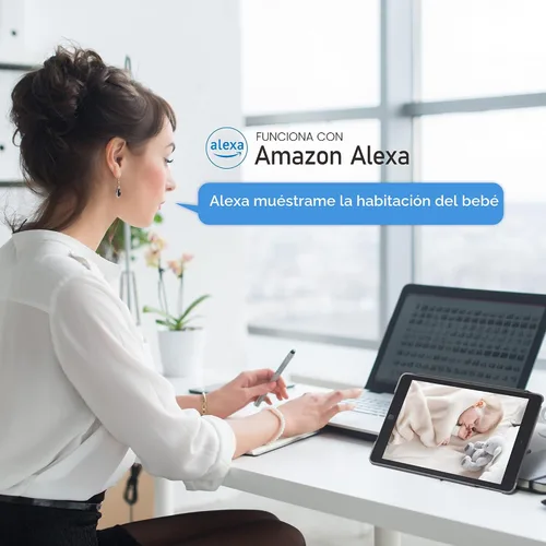 Miniatura 9 de LaView Cámaras de seguridad de 4 piezas, cámara de seguridad para el hogar para interiores, 1080P, cámaras Wi-Fi con cable para mascotas, detección