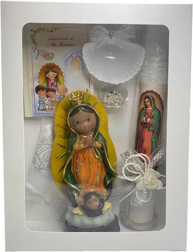 Juego de velas de bautismo para niños - Juego de velas de bautismo niña católica - Velas bautismales - Velas de Bautizo para Nino