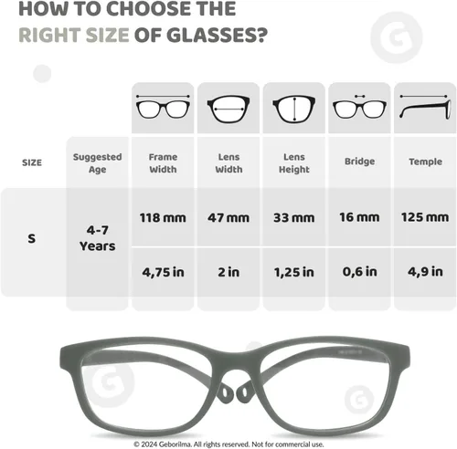 Miniatura 18 de Unbreakable Eyeglasses for Kids Flexible Glasses - Kids Prescription Sports Glasses 4-7 years