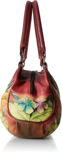 Miniatura 3 de Anna by Anuschka - Bolso de hombro para mujer, piel genuina y fruncida, diseño original