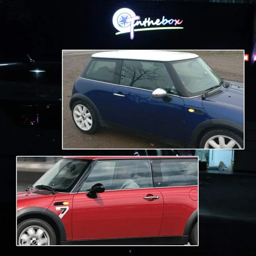 Miniatura 8 de Lente ahumada ámbar Led Fender lateral marcador luz luz de señal de giro para Mini Cooper R50 R52 R53