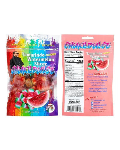 Miniatura 3 de Chukilada rebanadas de sandía, gomitas de chamoy