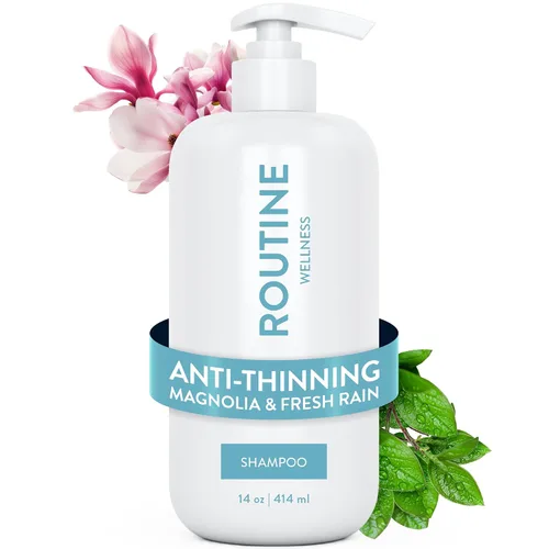 Miniatura 21 de Routine Wellness Champú voluminizador antiadelgazante para adelgazar el cabello y la pérdida de cabello – Aumenta tu confianza con bloqueadores