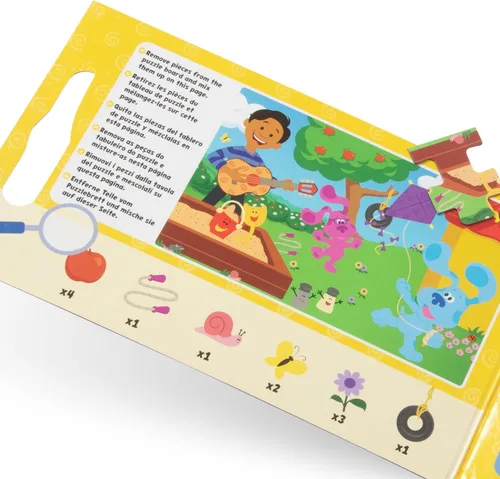 Miniatura 9 de Melissa & Doug Blue's Clues & You! Rompecabezas magnéticos para llevar (2 rompecabezas de 15 piezas)