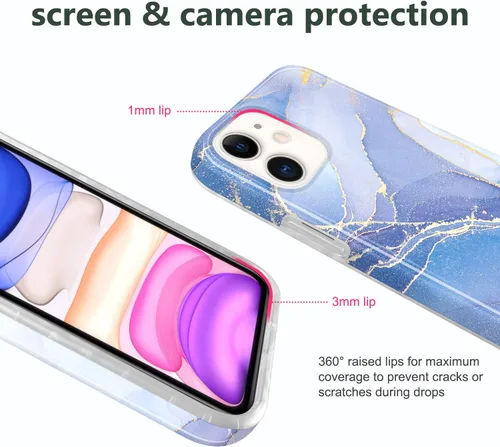 Miniatura 3 de Funda para iPhone 11 con purpurina dorada, delgada, a prueba de golpes, flexible, funda de TPU de silicona suave para iPhone 11 de 6.1 pulgadas