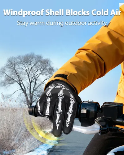 Miniatura 4 de RIGWARL Guantes impermeables para clima frío y frío, guantes de invierno para hombres y mujeres con pantalla táctil