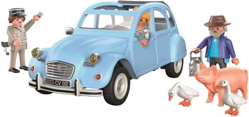 Miniatura 4 de PLAYMOBIL Classic Car 70640 Citroën 2 CV, pato con capucha extraíble, coleccionable para fanáticos de los coches, juguete para coleccionistas