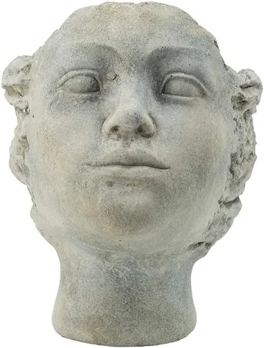 Miniatura 2 de A&B Home Profile Head - Maceta para exteriores, 8 pulgadas, acabado gris