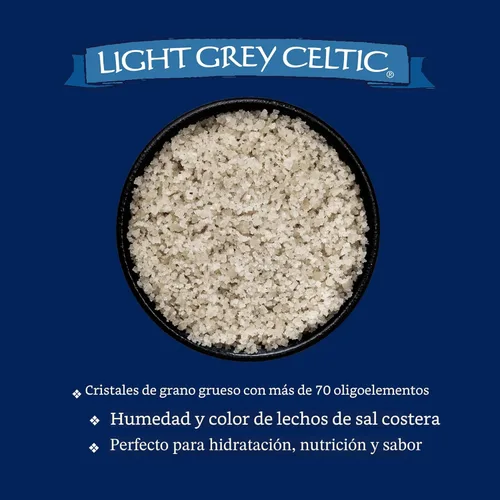 Miniatura 4 de Sal marina gruesa celta gris claro, bolsa de 1 libra - Paquete de 2