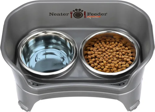 Miniatura 8 de Neater Feeder Express Cuencos para Perros a Prueba de Desordenes Elevados para Razas de Tamaño Mediano a Grande, Cuenco de Comida para Perros sin