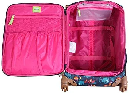 Miniatura 6 de Lily Bloom Juego de equipaje colección de maletas de 4 piezas con ruedas giratorias para mujer Azul marino