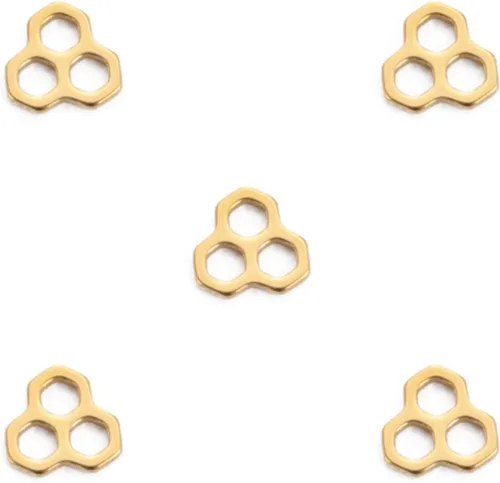Miniatura 18 de kkjoy 5 dijes de acero inoxidable para hacer joyas y manualidades, varios colgantes pequeños, suministros de manualidades, accesorios para pulseras