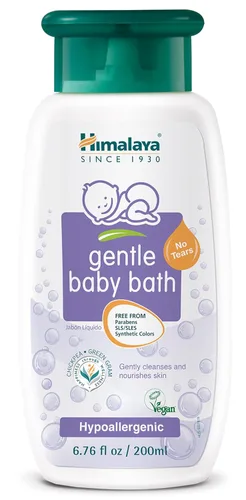 Miniatura 2 de Himalaya Gentle Baby Bath, limpiador suave y no irritante para nutrir la piel de tu bebé, 6.76 onzas líquidas (paquete de 3)