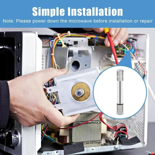 Miniatura 6 de 5304509451 Fusible de microondas para GE, Frigidaire, Kenmore Microondas, 20 Amp 125 Voltios-Reemplaza 1810711, EA3486694, PS3486694, AH3486694