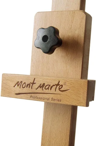 Miniatura 6 de Caballete de piso Mont Marte Signature Box, madera de haya 43.5 x 44 x 150 cm (LxAnxAl), 17.13 x 17.32 x 59.1 pulgadas Caballetes de caja de piso