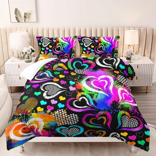 Miniatura 16 de AILONEN Juego de edredón de camuflaje para videojuegos, tamaño Queen, ropa de cama de microfibra con diseño de controlador de 3 piezas