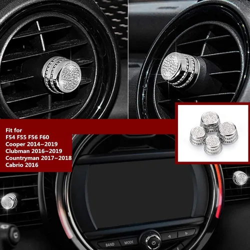 Miniatura 18 de Accesorios interiores brillantes para Mini Cooper F54 F55 F56 F60 con diamantes de imitación de cristal de modificación de moda