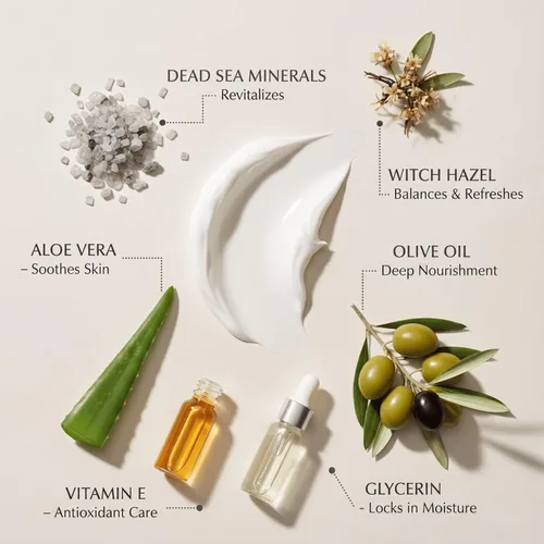 Miniatura 2 de Jericho Cosmetics Crema de manos – Hidratante y nutritiva con aloe, aceite de oliva y sales del mar muerto – Fórmula hidratante con hamamelis
