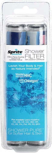 Miniatura 2 de Sprite HHC-2 Cartucho de filtro de ducha de mano de repuesto, paquete de 2, azul