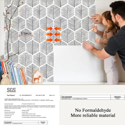 Miniatura 3 de MelunMer Papel Tapiz Moderno Gris Despegar y Pegar Boho Papel de Contacto para Gabinetes/Cajones 590 Pulg L 17.3 Pulg A Papel Tapiz Autoadhesivo
