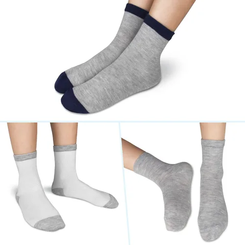 Miniatura 5 de Calcetines para niños, 24 pares de calcetines deportivos acogedores para niños y niñas (1-13 años)