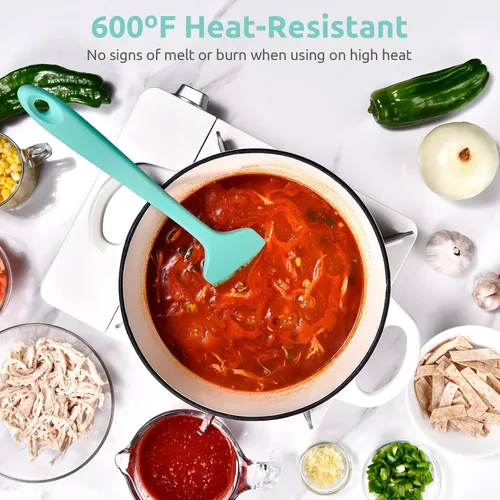 Miniatura 3 de Espátula de silicona extra grande de 14 pulgadas: U-Taste resistente al calor de 600ºF, flexible, para mezclar, remover, cocinar, raspar, hornear