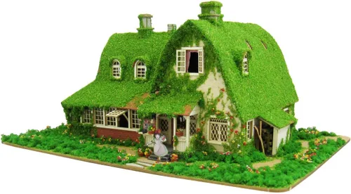 Totoro 1/150 Studio Ghibli Series Kiki's Delivery Service Kiki y Gigi's House (Okino House) MK07-22 Artesanía de papel