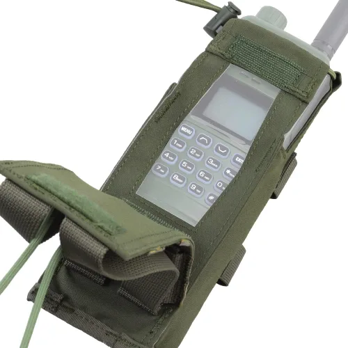 Miniatura 2 de Funda de radio táctica para cinturón de servicio Walkie Talkie modo de Eversión MOLLE Radio bolsa para chaleco, compatible con PRC 152 148 modelos