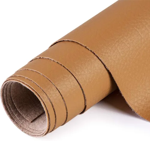 Miniatura 12 de ANMINY Tela de cuero sintético de vinilo de 54" de ancho para tapicería por yarda de 0.7MM de espesor, cuero PU suave para exteriores