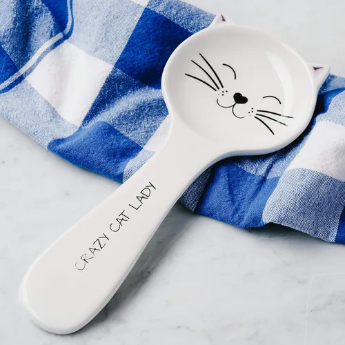 Miniatura 4 de Pavilion Gift Company - Crazy Cat Lady - Soporte para cucharas de 10