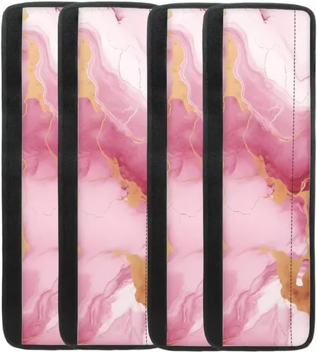 Miniatura 22 de Coldinair Fundas protectoras antideslizantes para manijas de puerta de refrigerador con estampado de mármol aguamarina, asas de decoración