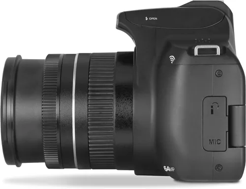 Miniatura 4 de Minolta Cámara digital de enfoque automático de 64 megapíxeles con zoom óptico de 10x, video 4K Ultra HD y disparo macro, paquete con tarjeta