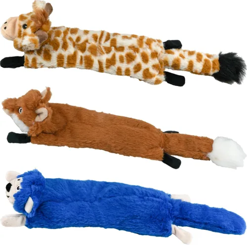 Miniatura 11 de SHARLOVY Paquete de 5 juguetes chirriantes para perros, juguetes de peluche de burbujas para dentición para cachorros, juguetes para perros