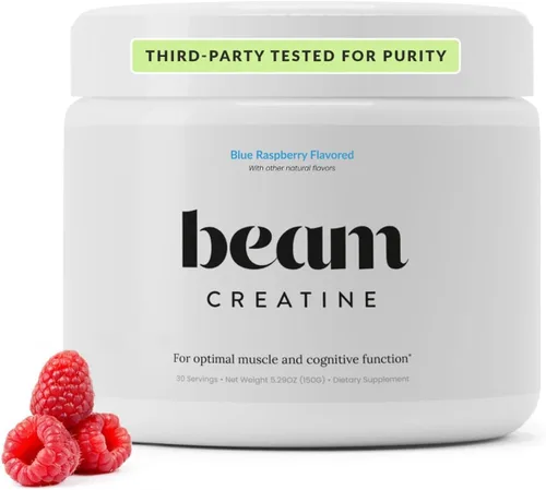 Miniatura 9 de Beam Creatina en polvo, probada por terceros, suplemento de monohidrato de creatina micronizada, creatina para mujeres y hombres, fuerza muscular