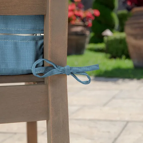 Miniatura 7 de Arden - Juego de cojines de asiento profundo para sillas de exterior, 24 x 24 pulgadas, resistentes a la intemperie, a la lluvia y a la Franja