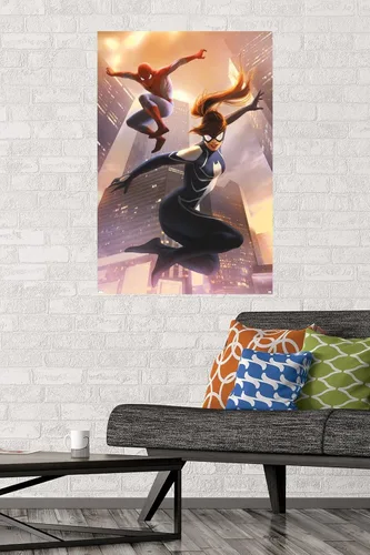 Miniatura 2 de Trends International Marvel Comics Spider-Man - Póster de pared #8 de Spider-Girl, 34 pulgadas de largo x 22.4 pulgadas, versión premium sin marco