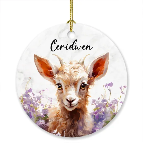 Miniatura 20 de Adorno de elefante de Navidad 2025, lindo adorno de elefante personalizado para árbol de Navidad, adornos de elefantes florales para bebés, regalos
