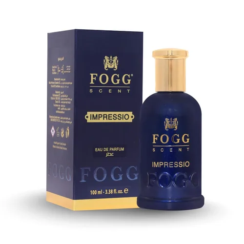 Fogg Scent Impressio Eau de Parfum para hombre | Perfume aromático de madera fresca | Fragancia de uso diario con manzana verde y bergamota | EDP de