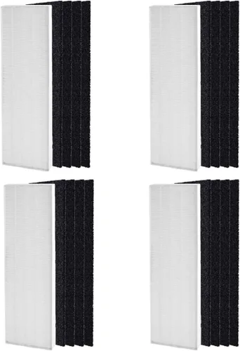 Miniatura 4 de Nispira AeraMax 90 100 DX5 DB5 Filtro de repuesto para purificador de aire Fellowes Aeramax Parte 40101701 9287001 9324001, carbón activado HEPA