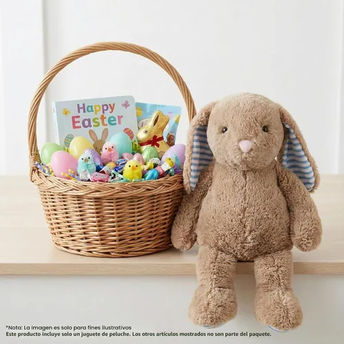 Miniatura 3 de WEIGEDU Animales de Peluche de Conejo para Niños, Niñas, Regalos de Cumpleaños, Hora de Dormir, Navidad, Pascua Marrón