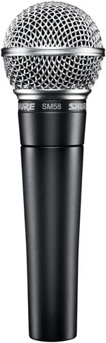 Micrófono SHURE, Negro