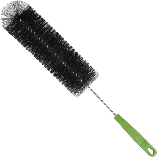 Miniatura 15 de Cepillo largo para botellas, cepillos limpiadores flexibles de 17 pulgadas para limpiar botellas de cerveza para el cuello, vino, biberones, Blanco