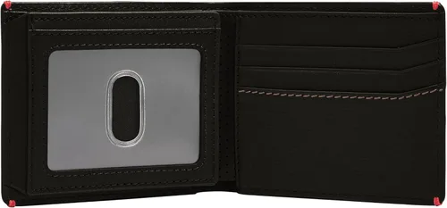 Miniatura 47 de Fossil Billetera plegable de cuero para hombre con ventana de identificación abatible para hombres