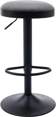 Miniatura 15 de CIMOTA Juego de 2 taburetes de bar redondos giratorios con espalda descubierta ajustable, taburete de bar moderno industrial para cocina, hogar
