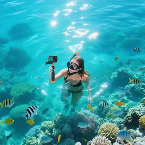 Miniatura 8 de Suptig Agarre de mano flotante para Gopro Hero 13, Hero 12, 11, 10, 9, 8, 7, 6, 5, 4, 3+, 3, 2, Hero Session GoPro Max, Fusion DJI Action 5 Pro