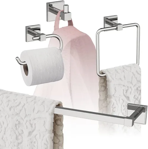 Miniatura 21 de Amerock Níquel cepillado Appoint 5 piezas Juego de accesorios de baño