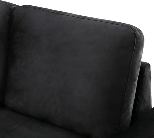 Miniatura 8 de LUMISOL Sofá cama modular reversible de 87 pulgadas de ancho, juego de muebles de sala de estar, sofá esquinero de 4 plazas con cama extraíble