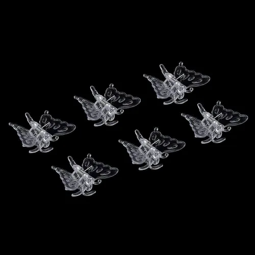 Miniatura 8 de 100 clips de jardín para plantas, clip de orquídea, herramientas de jardín, clips de tallo para crecer vertical, orquídea de plástico, mini tallos